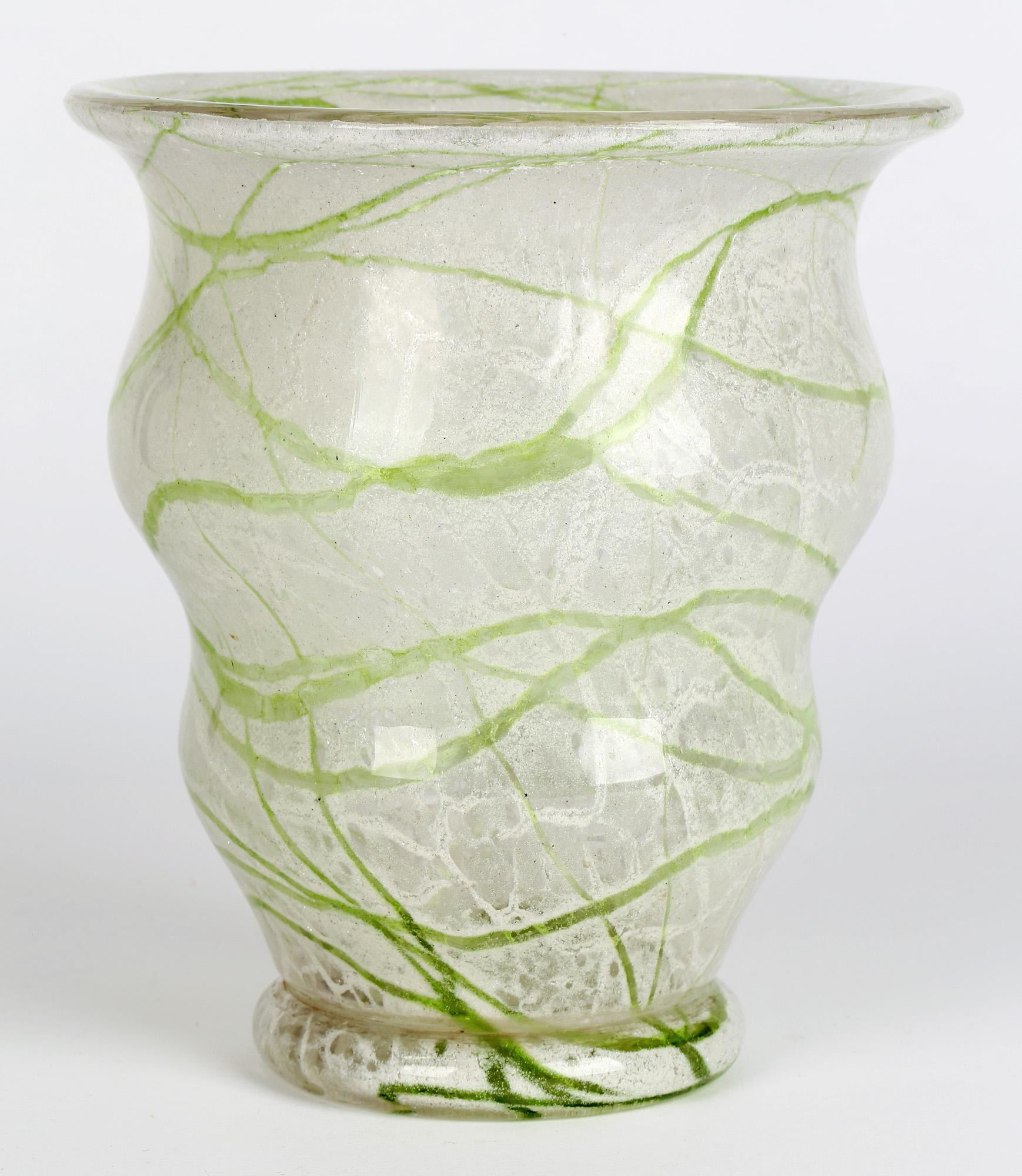 Loetz Art Deco Schaumglas Art Glass Vase 7