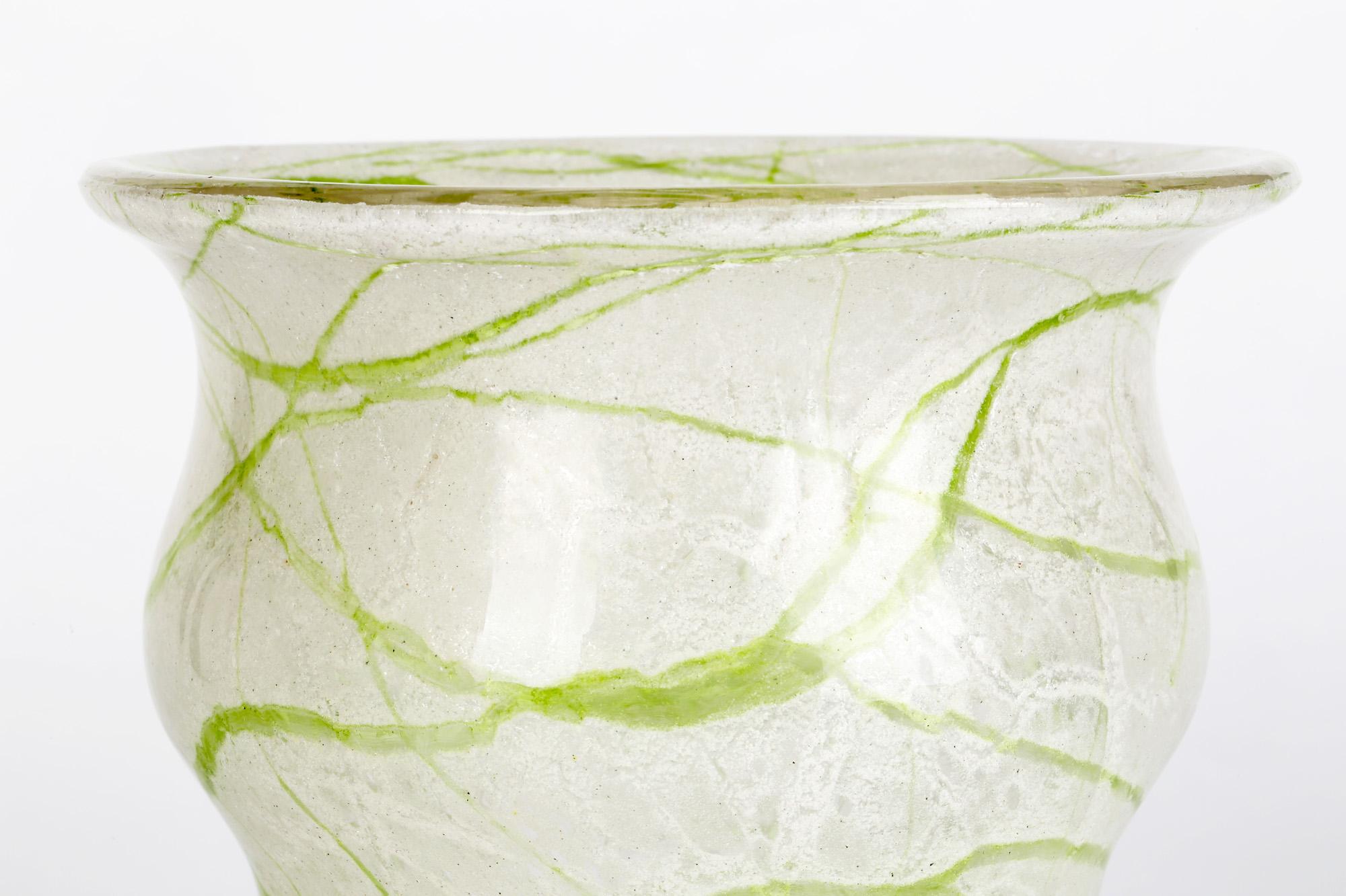 Loetz Art Deco Schaumglas Art Glass Vase 8