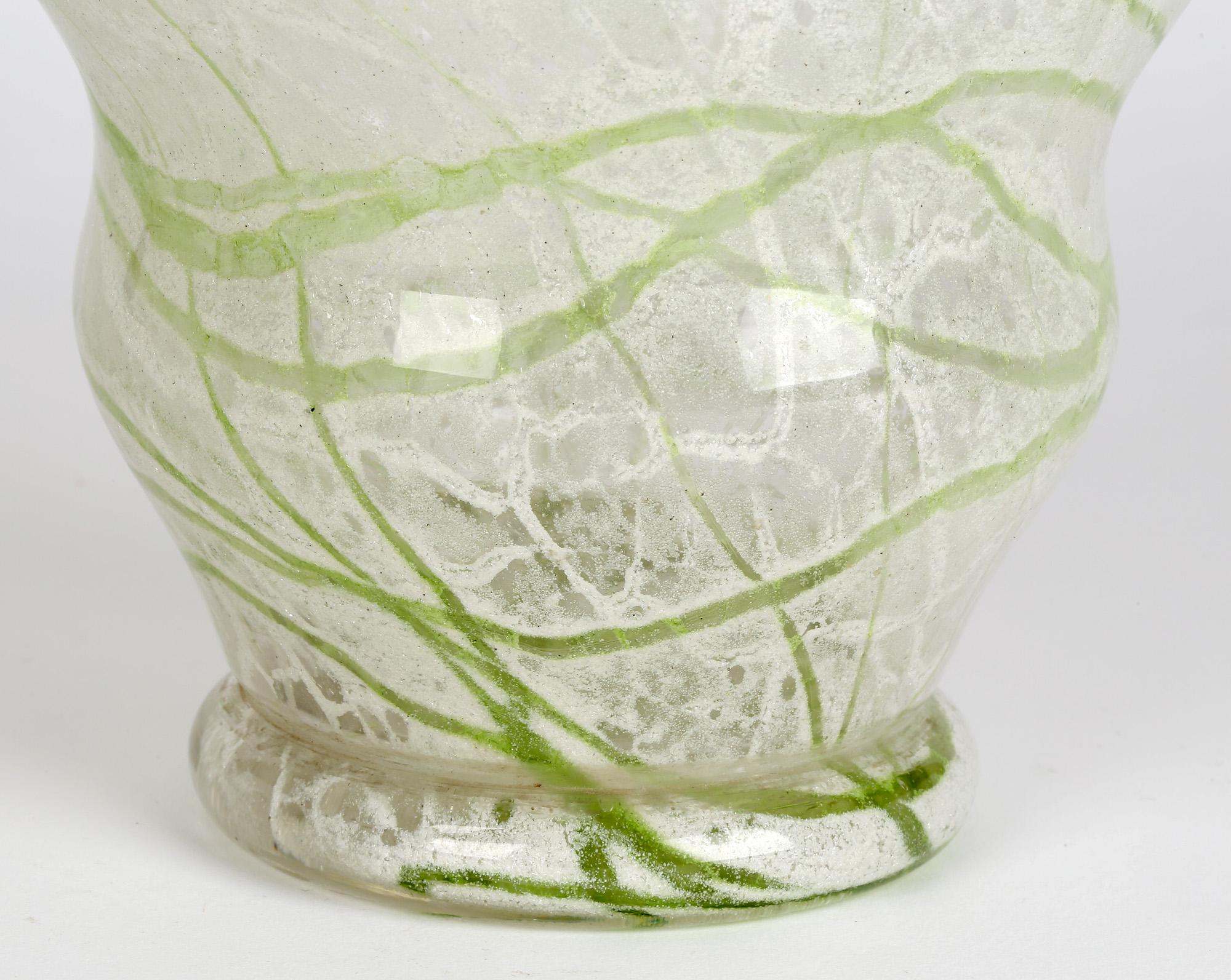 Loetz Art Deco Schaumglas Art Glass Vase 9