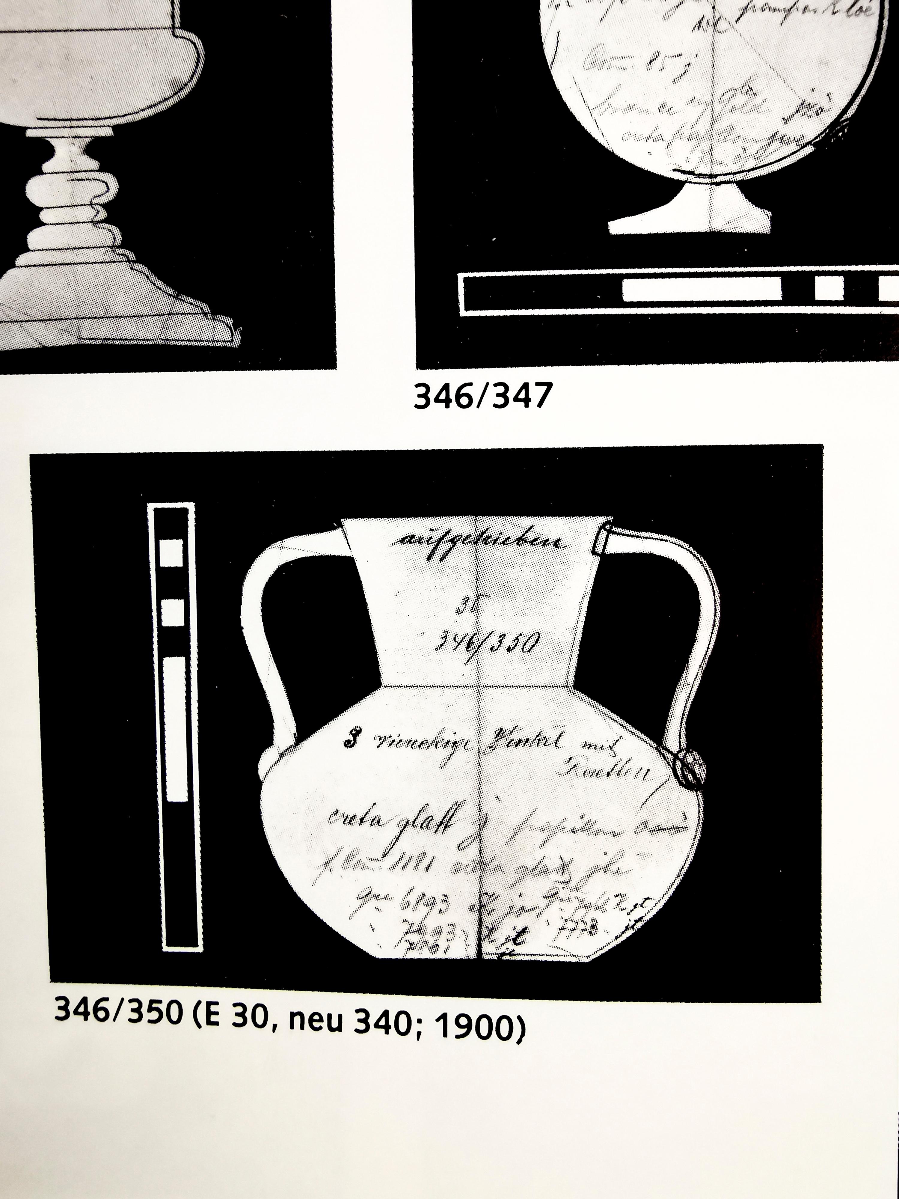 Loetz, Jugendstil-Vase mit 3 Henkeln aus Kreide, Österreich-Ungarn, ca. 1898 im Angebot 1