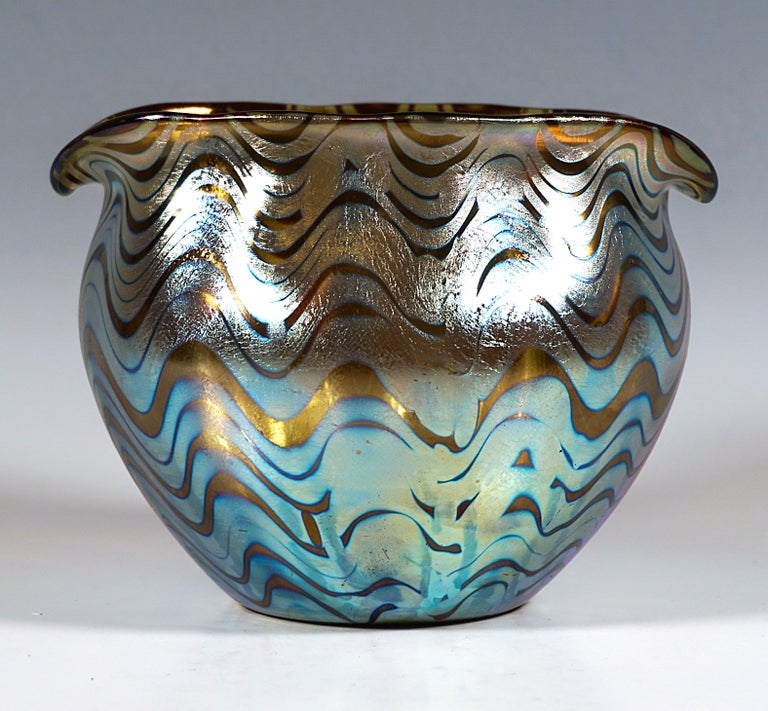 Johann Lötz Witwe Art Nouveau Glass Vase Phenomenon Gre Crete 7767