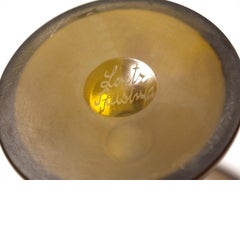 Loetz Art Nouveau Iridescent Amber Favrile Glass Vase