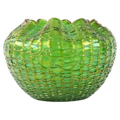 Loetz Art Nouveau Jugendstil Art Glass Bowl 