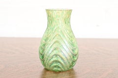 Loetz Art Nouveau Oceanik Iridescent Art Glass Vase