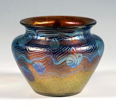 Loetz Art Nouveau Vase, 'Argus', Phenomenon Gre 2/351 Austria-Hungary circa 1902