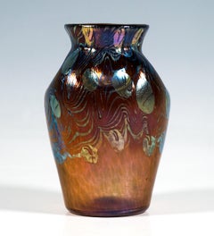 Loetz Jugendstilvase, Argus, Phänomen Gre 2/351, Österreich-Ungarn, um 1904