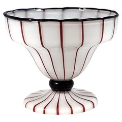 Loetz Art Nouveau Tango Vase, Execution 157 Opal-Black-Brown, Vienna ca 1914
