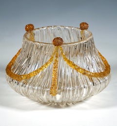 Loetz Art Nouveau Vase, Texas Empir Blitz Glass, Bohemia, Austria-Hungary, 1905