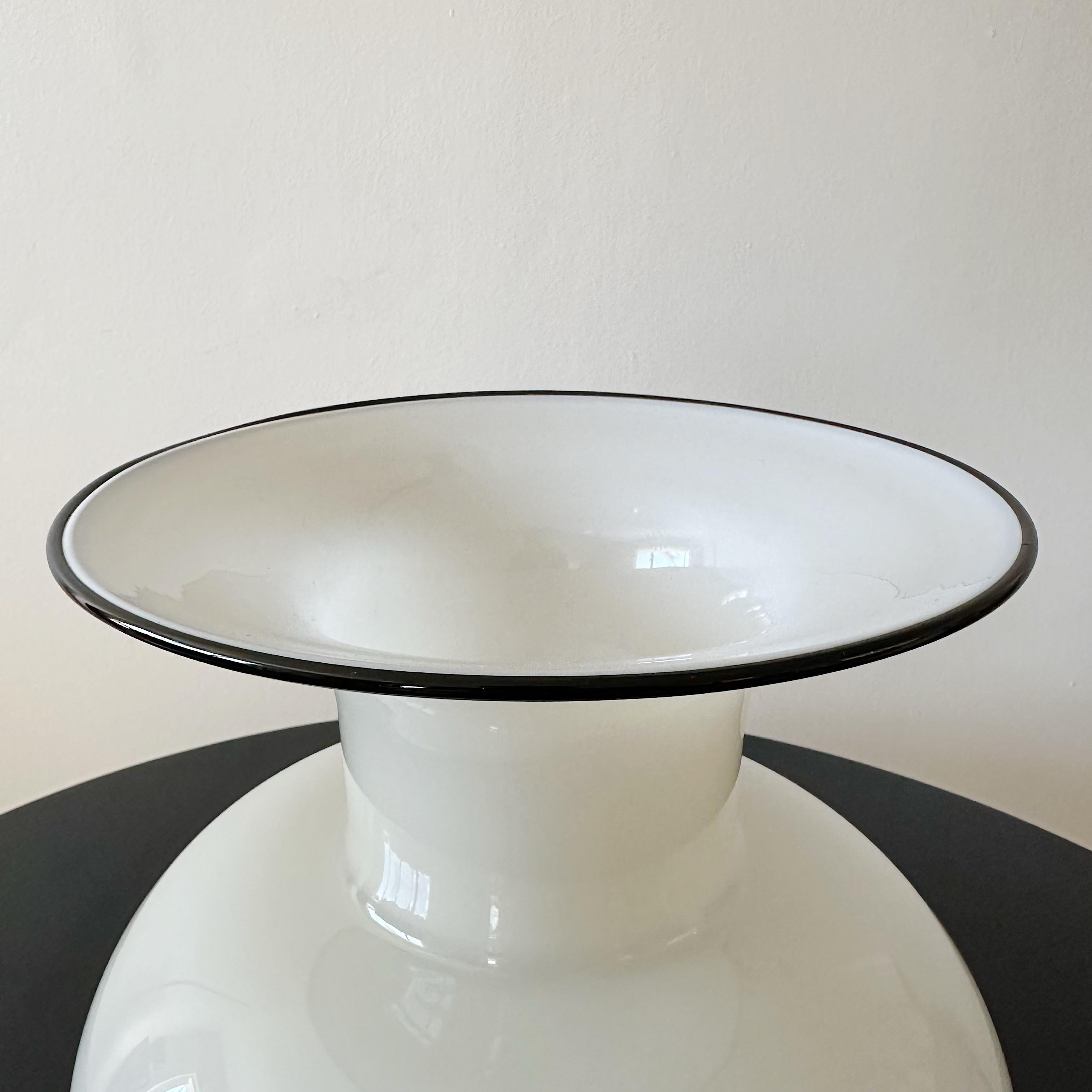Austrian Loetz Bohemiam Cream Large Vase by Michael Powolny, 1920s For Sale