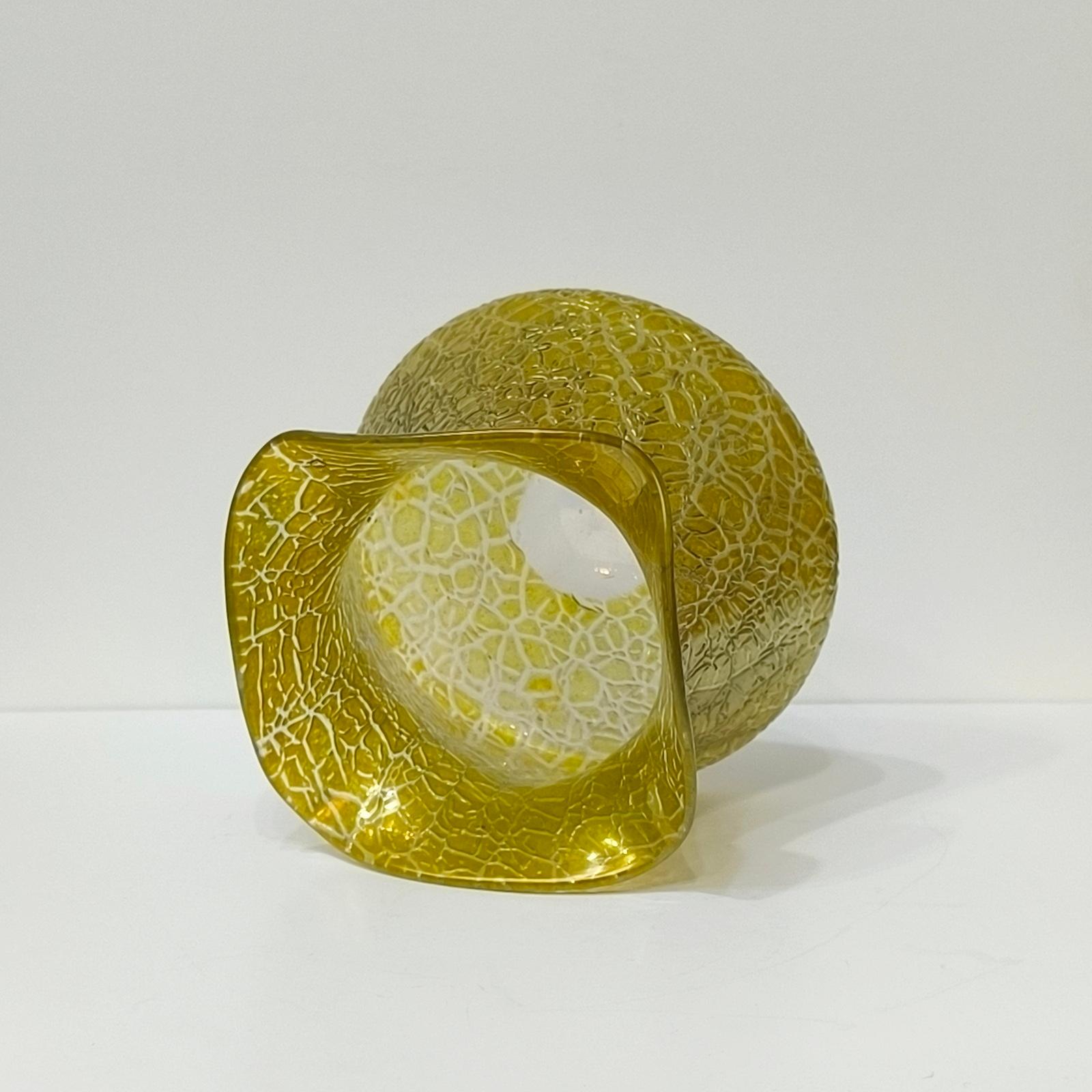 Loetz Candia Mimoza Art Nouveau Jugendstil Art Glass Bowl For Sale 3