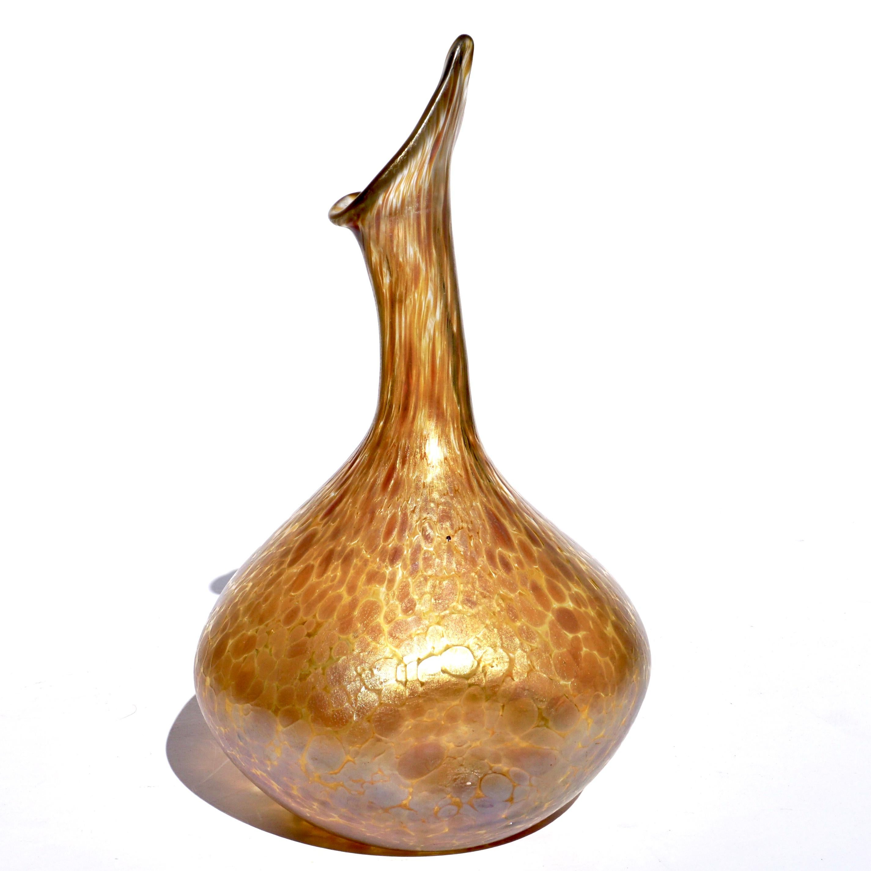Fired Loetz Candia Papillon Art Nouveau Vase For Sale