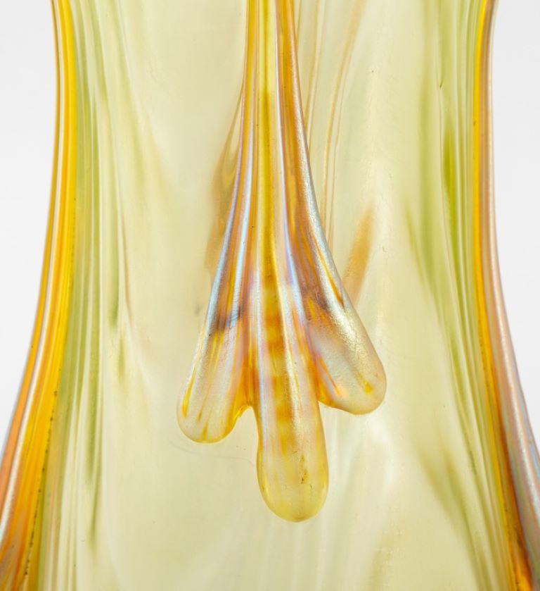 Art Nouveau Loetz Coppelia Iridescent Art Glass Vase, ca. 1904