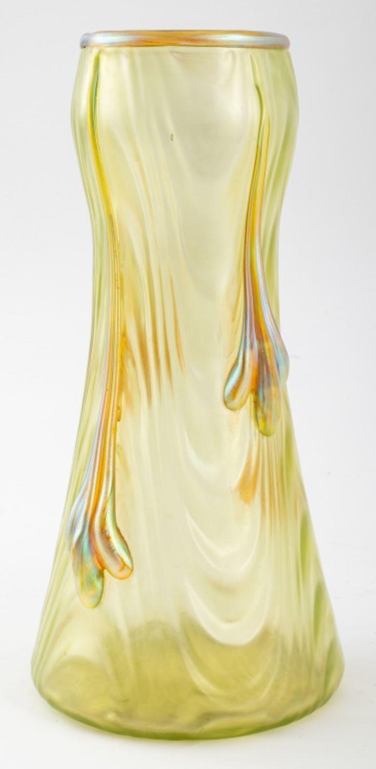 Unknown Loetz Coppelia Iridescent Art Glass Vase, ca. 1904