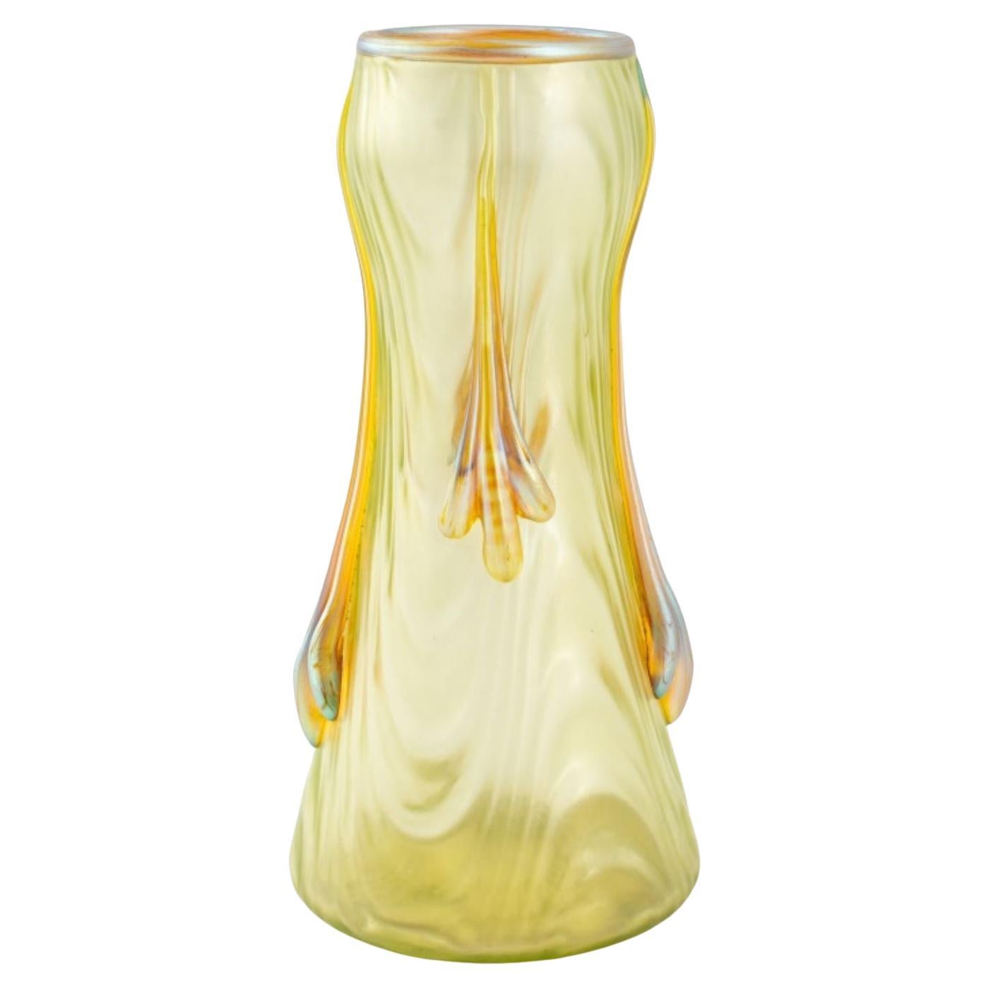 Loetz Coppelia Iridescent Art Glass Vase, ca. 1904