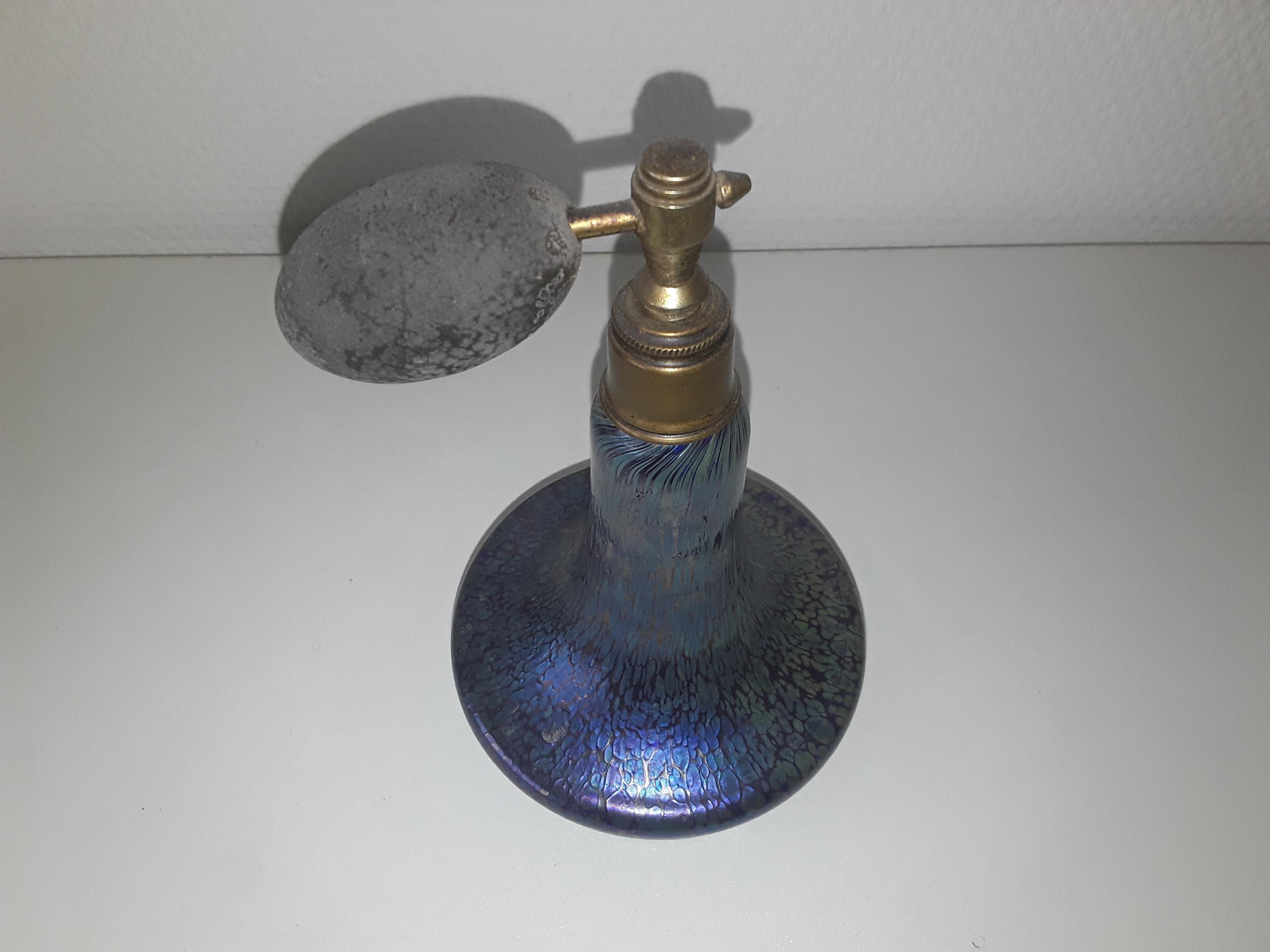 Loetz 1900 parfum blue papilon.