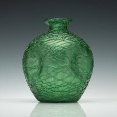 Loetz Iridescent Crete Chine Glass Vase, circa 1900