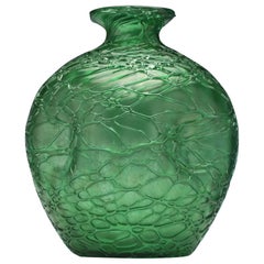 Loetz Iridescent Crete Chine Glass Vase, circa 1900
