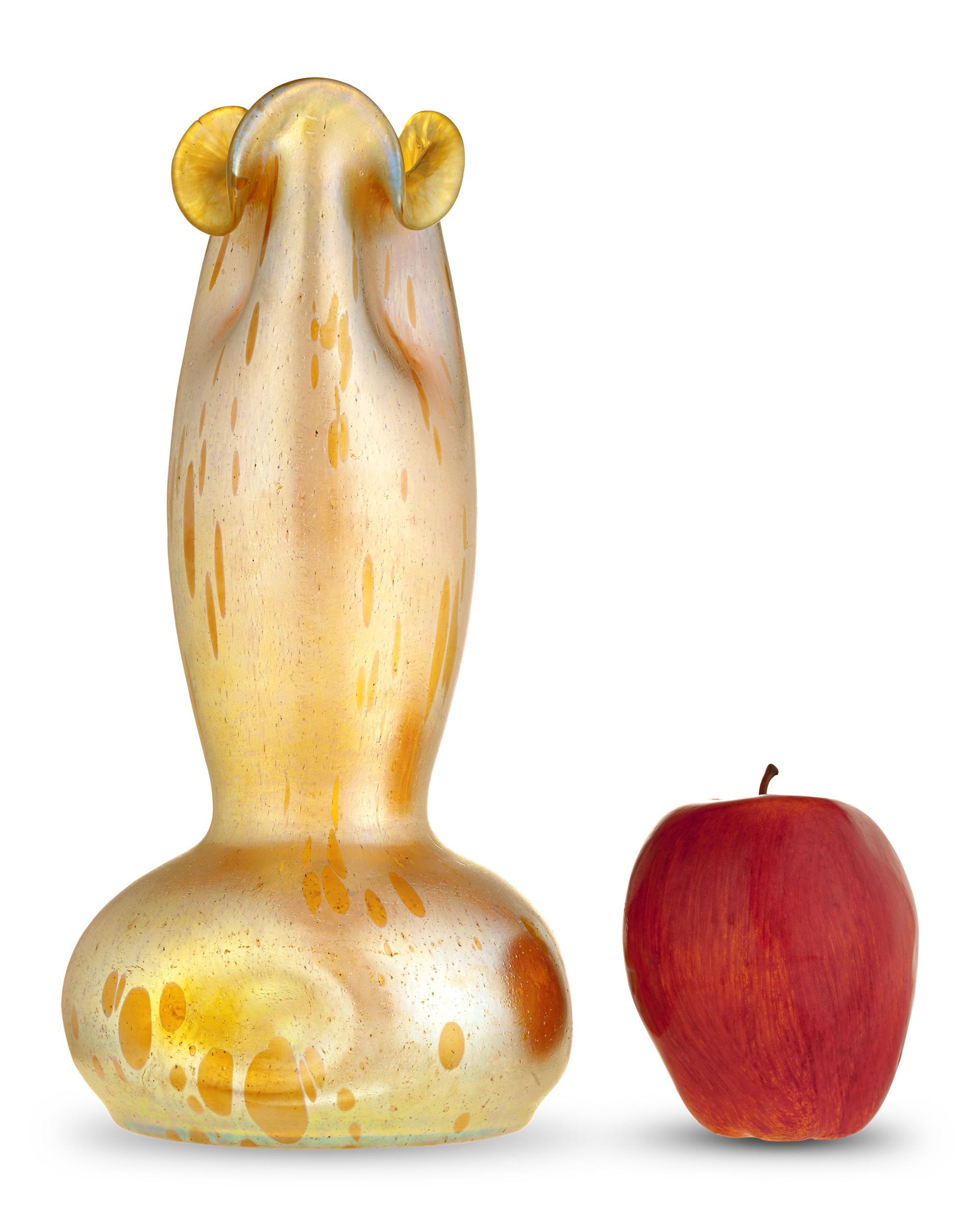 Ceco Vaso Loetz Glass Iridescente in vendita