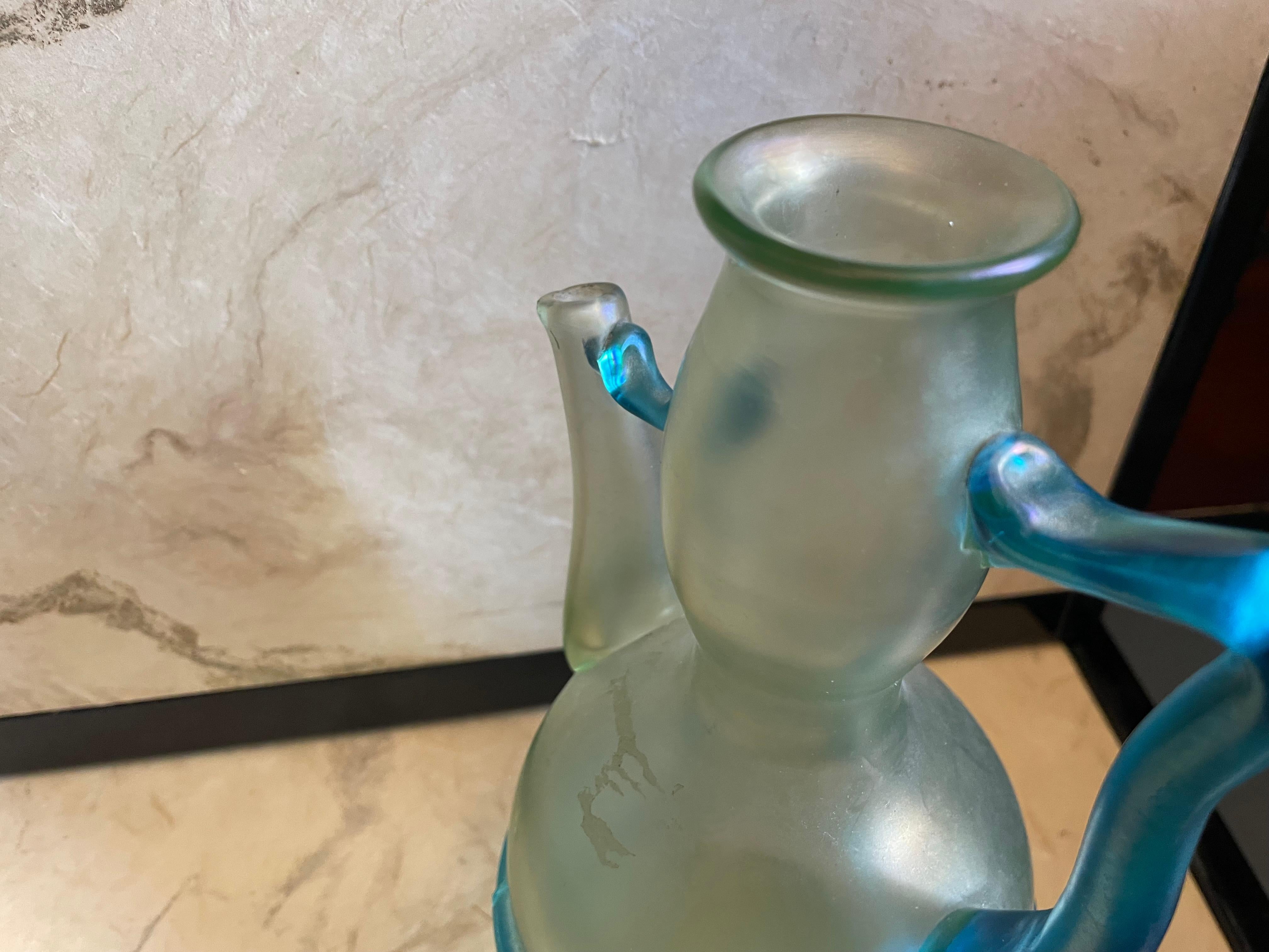 Loetz Orpheus Pitcher Glass 1903s For Sale 6