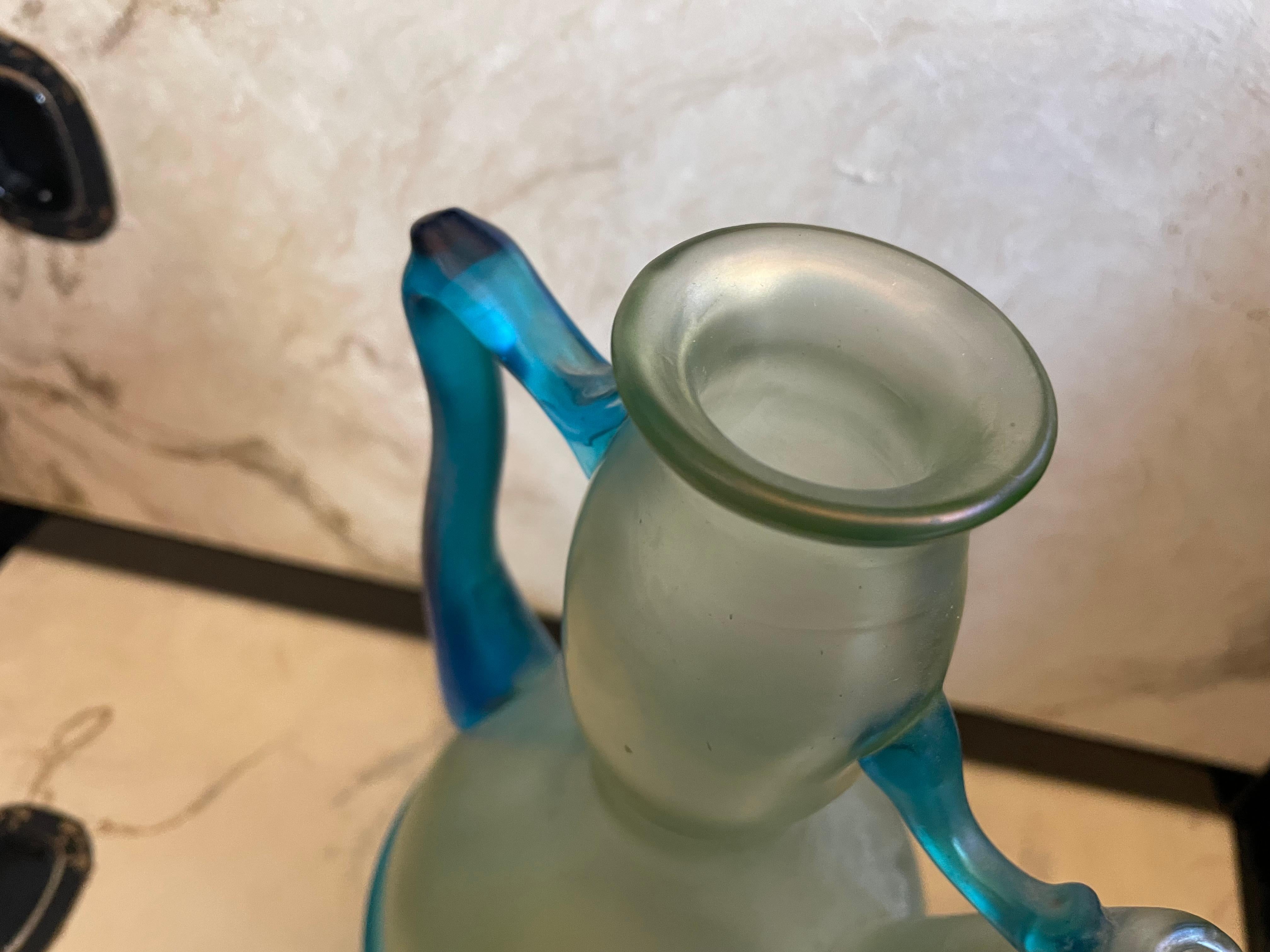 Loetz Orpheus Pitcher Glass 1903s For Sale 2
