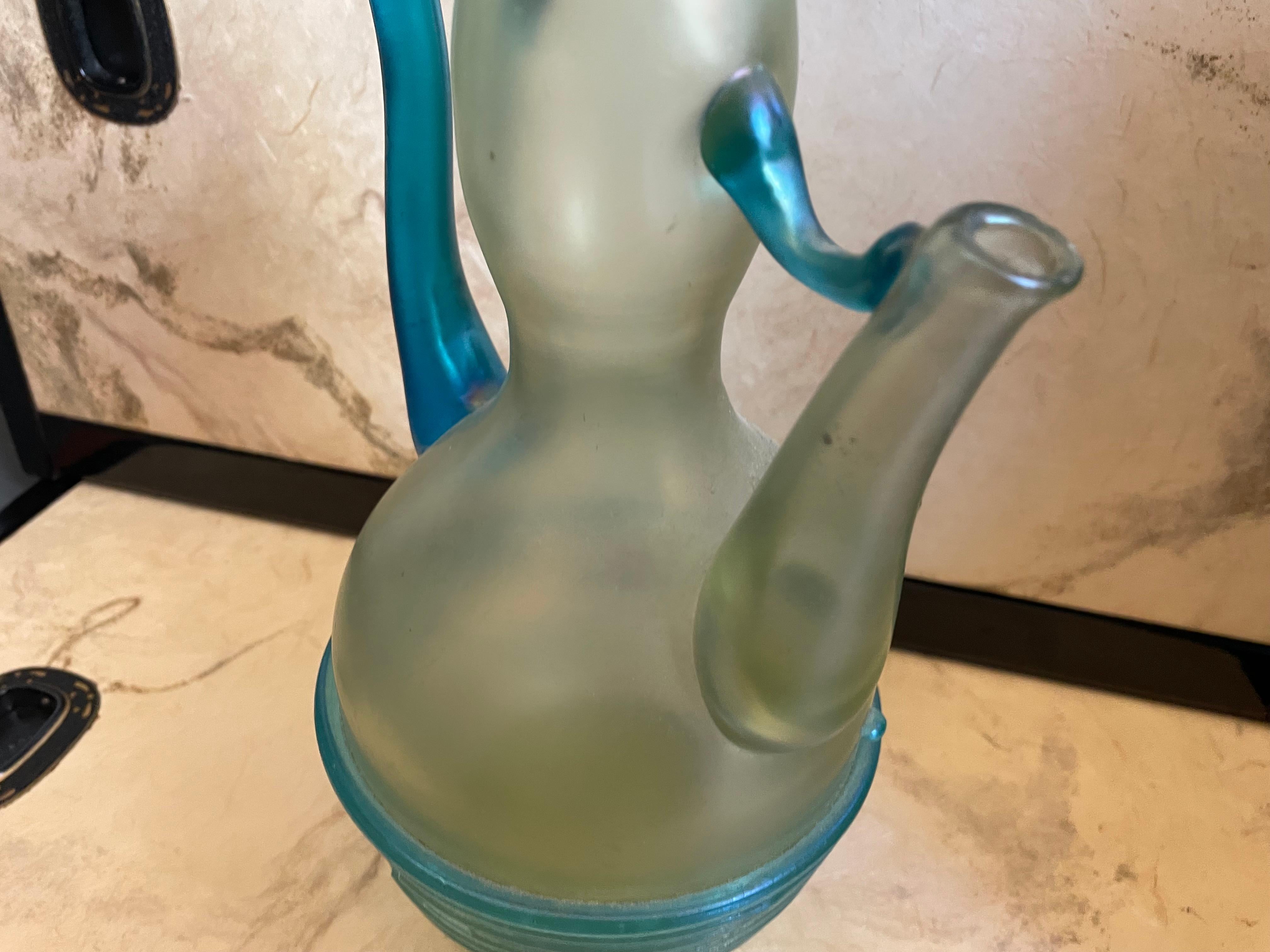 Loetz Orpheus Pitcher Glass 1903s For Sale 3