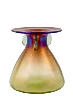 Lötz Schule Kolo Moser Dekor Vulcan, um 1903