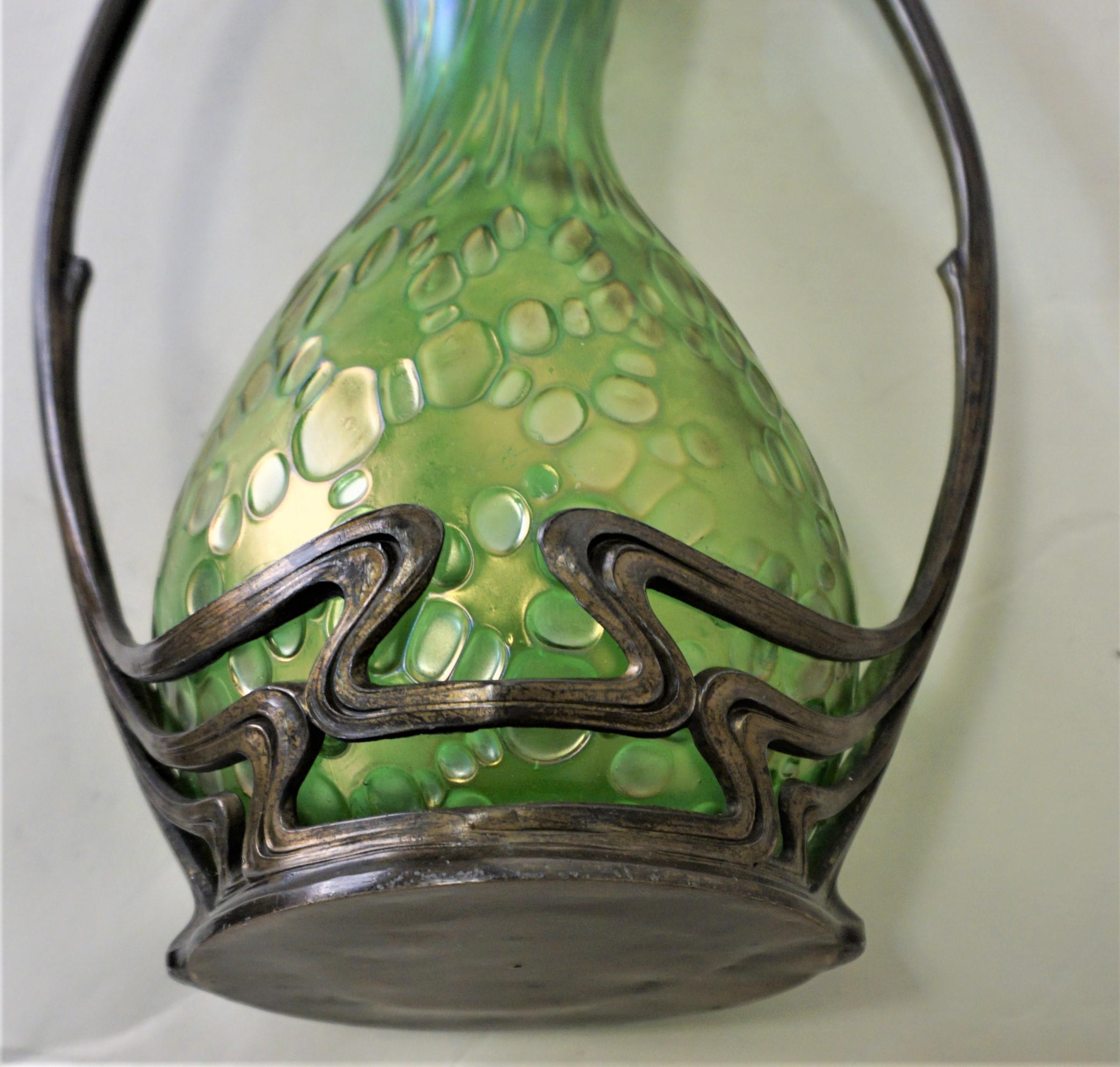 art nouveau loetz glass