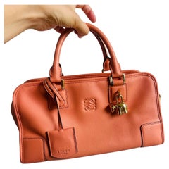 Loewe Amazona 28 in Orange Leather Goat Special Edition