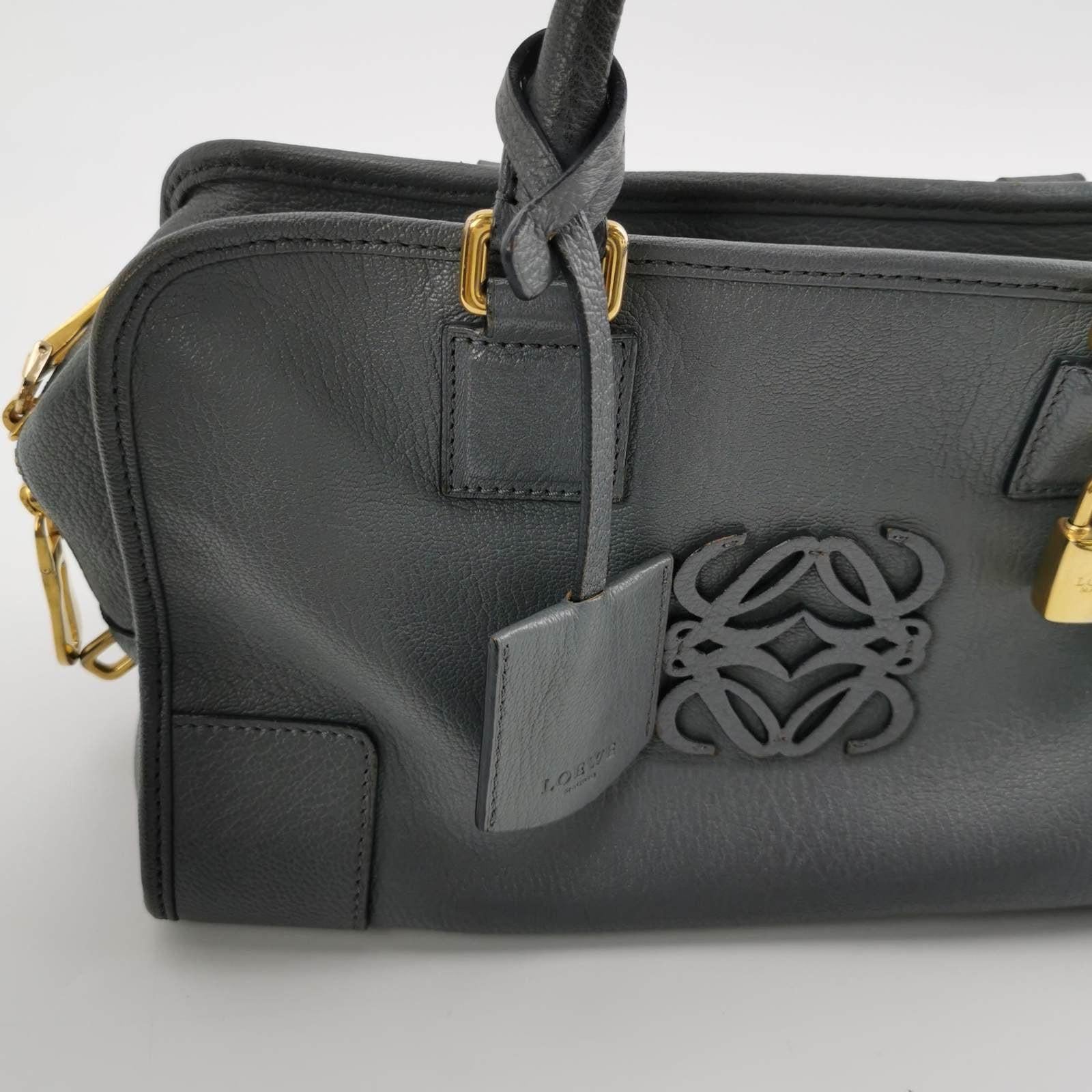 Loewe Amazona 29 en piel de cordero gris 11