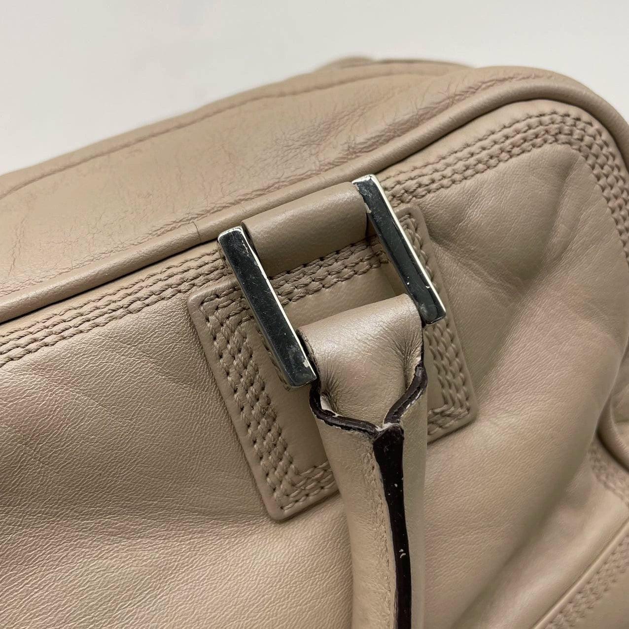Loewe Amazona 29 Pearlescent Nude Lambskin Leather Zip Around For Sale 15