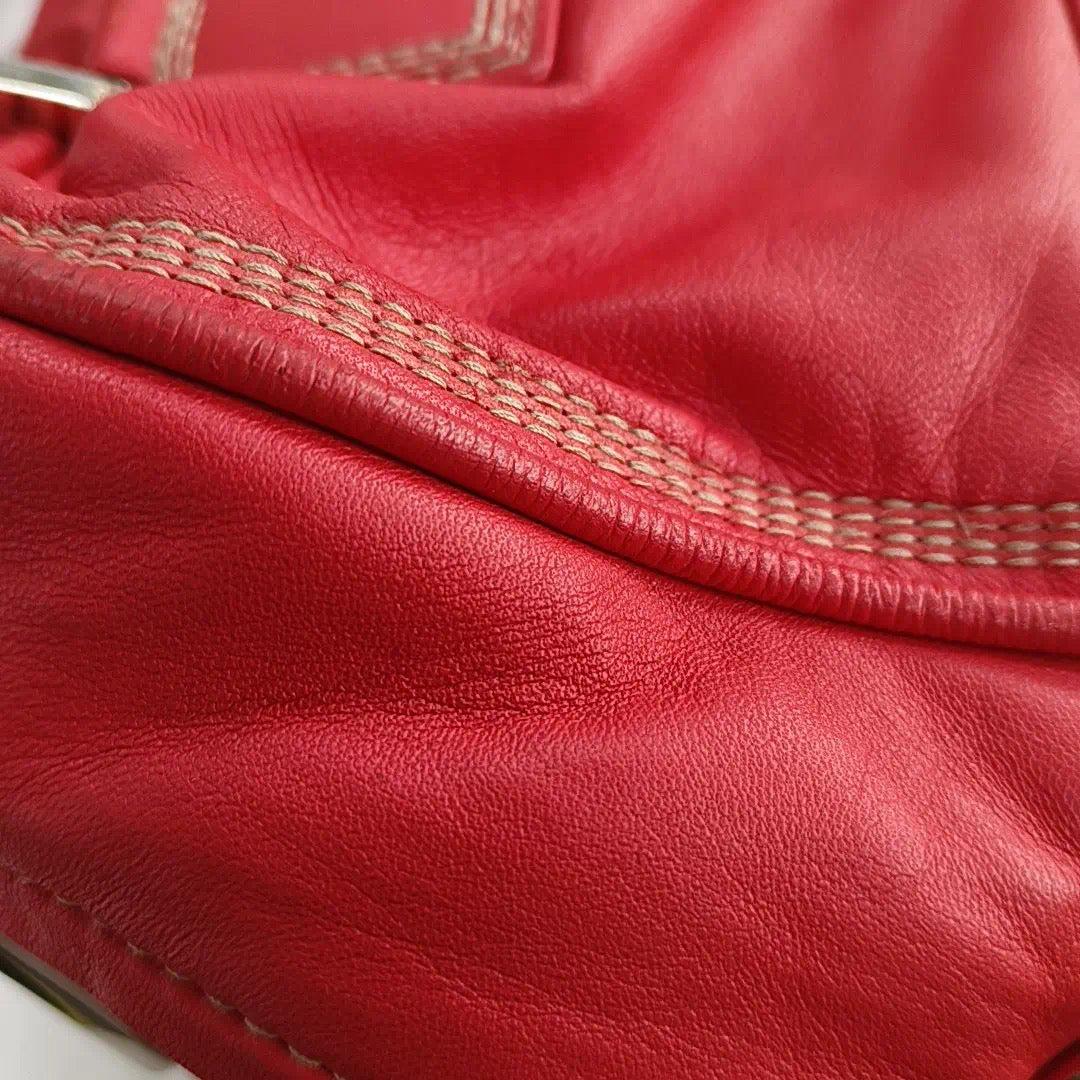 Loewe Amazona 29 Red Calfskin Leather Zip Around 6