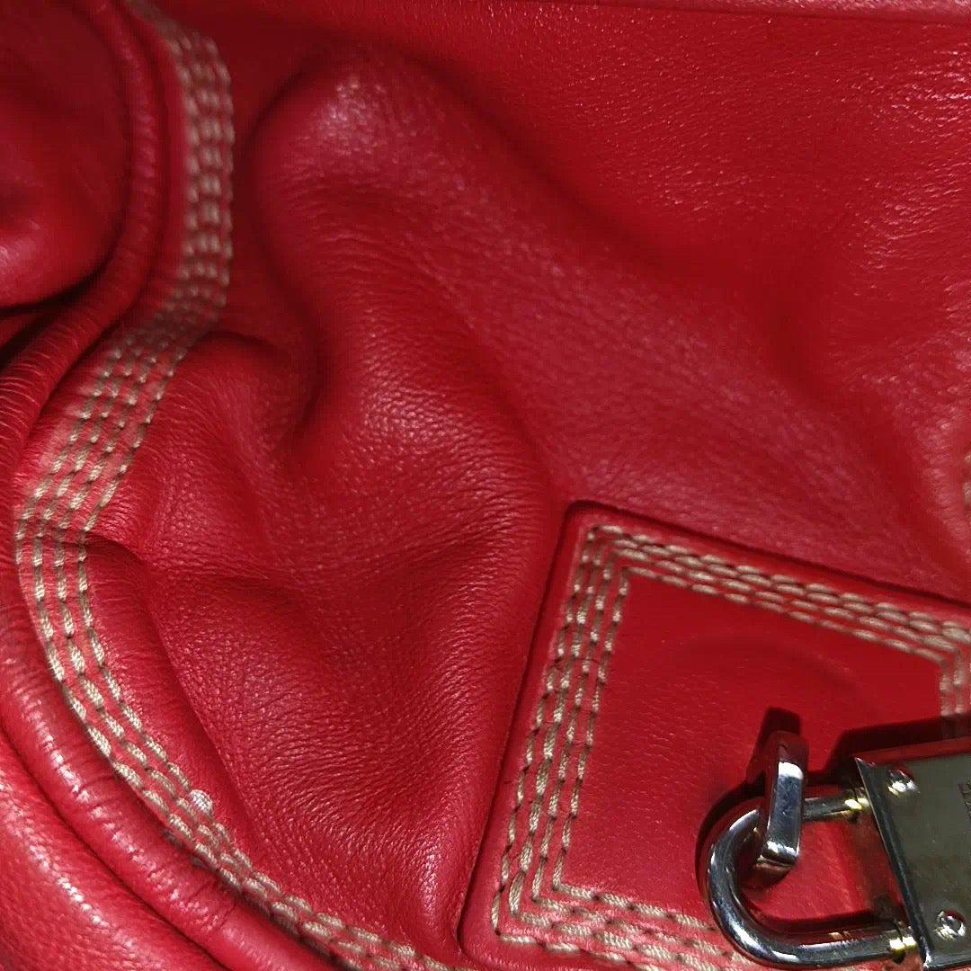 Loewe Amazona 29 Red Calfskin Leather Zip Around 8