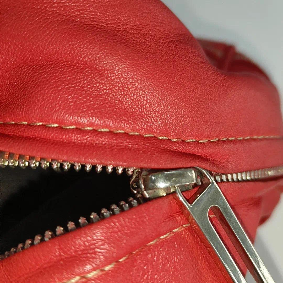 Loewe Amazona 29 Red Calfskin Leather Zip Around 16