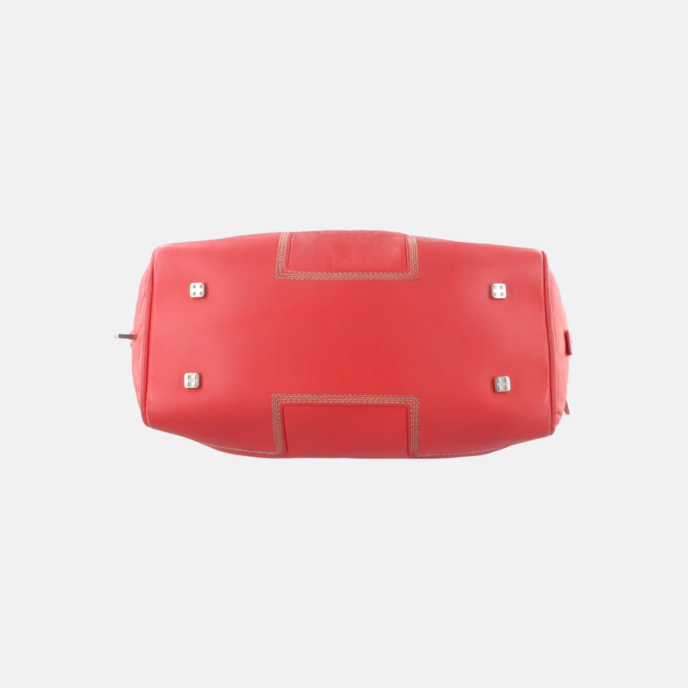 Loewe Amazona 29 Red Calfskin Leather Zip Around 1