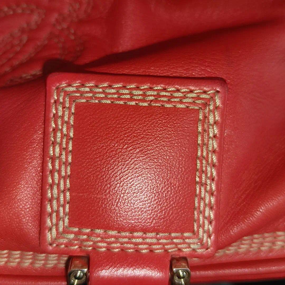 Loewe Amazona 29 Red Calfskin Leather Zip Around 3
