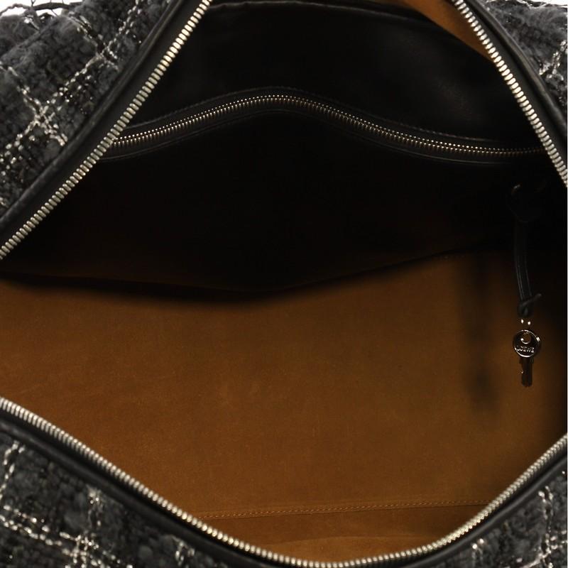 Loewe Amazona Bag Fringe Tweed 45 In Good Condition In NY, NY