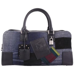 Loewe Amazona Bag Limited Edition Mixed Media and Leather 36
