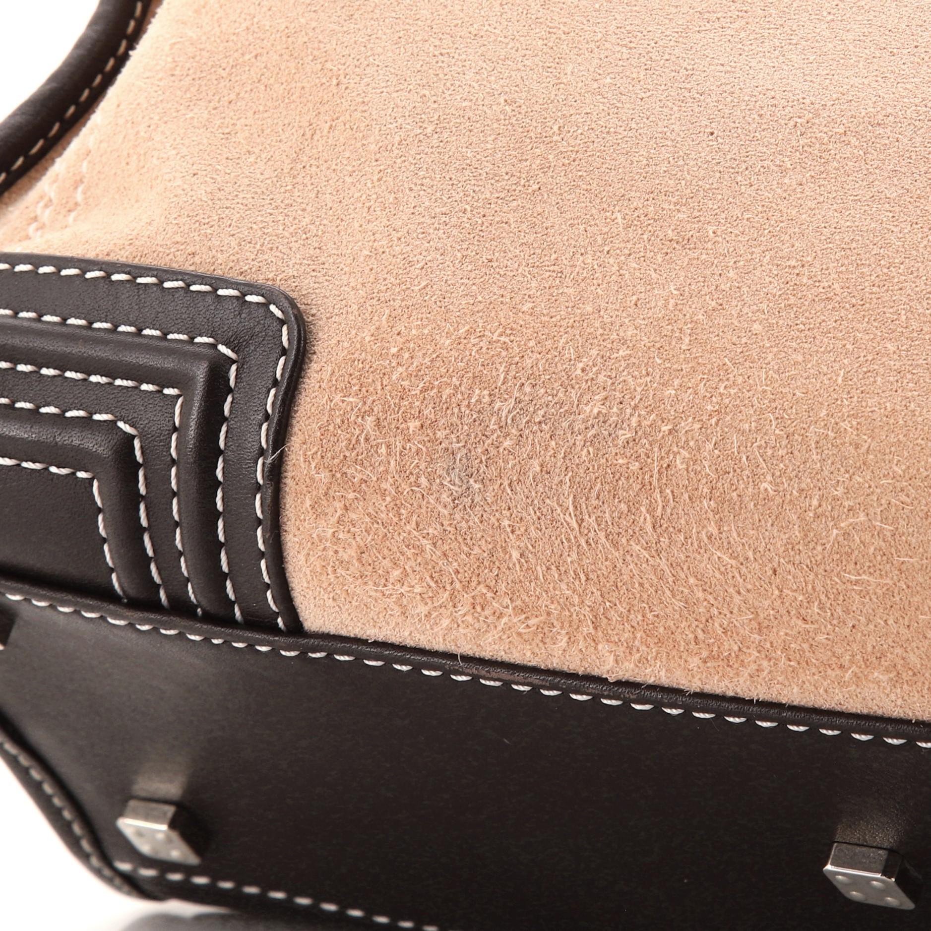 Loewe Amazona Tasche aus Wildleder mit Stiefel 28 1