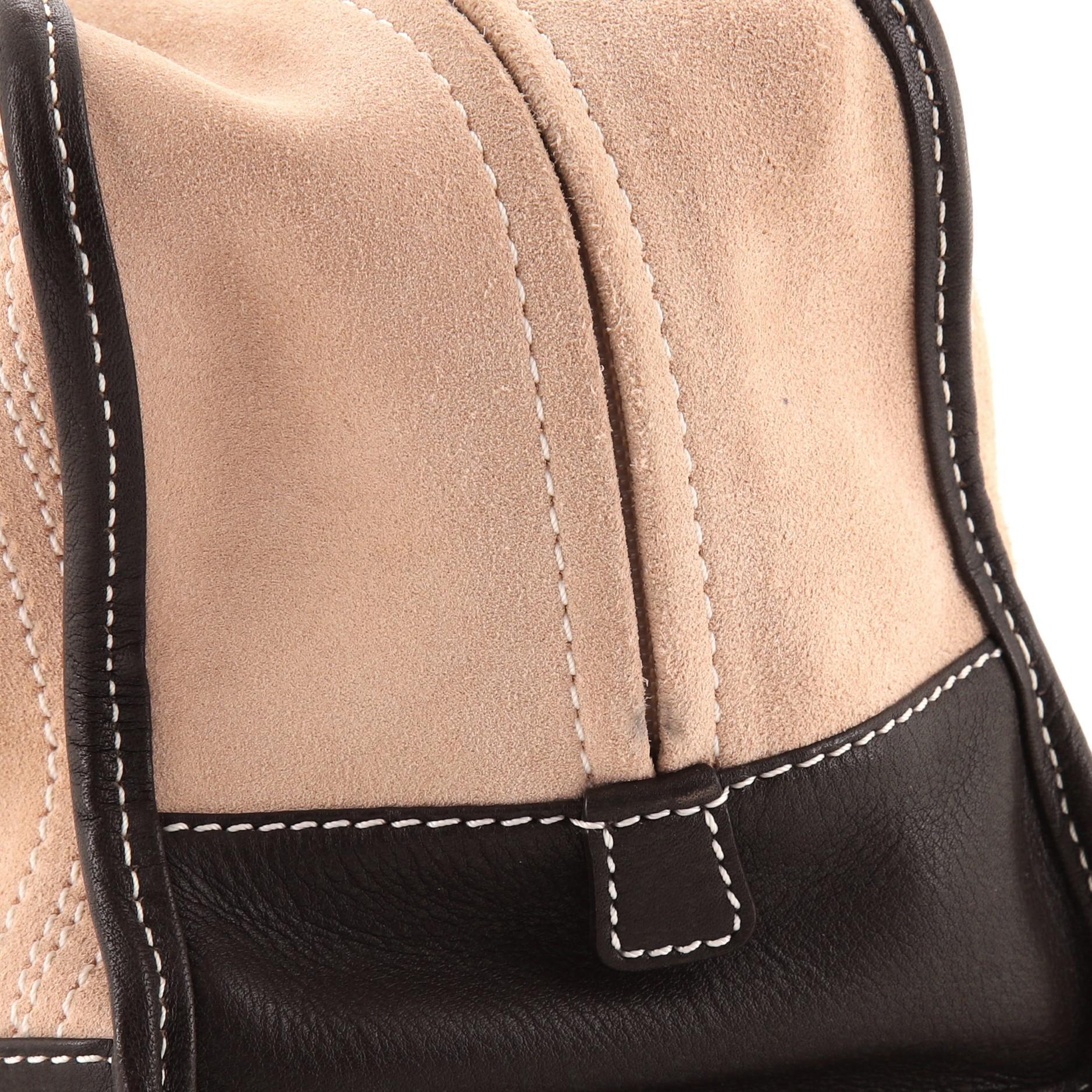 Loewe Amazona Tasche aus Wildleder mit Stiefel 28 2
