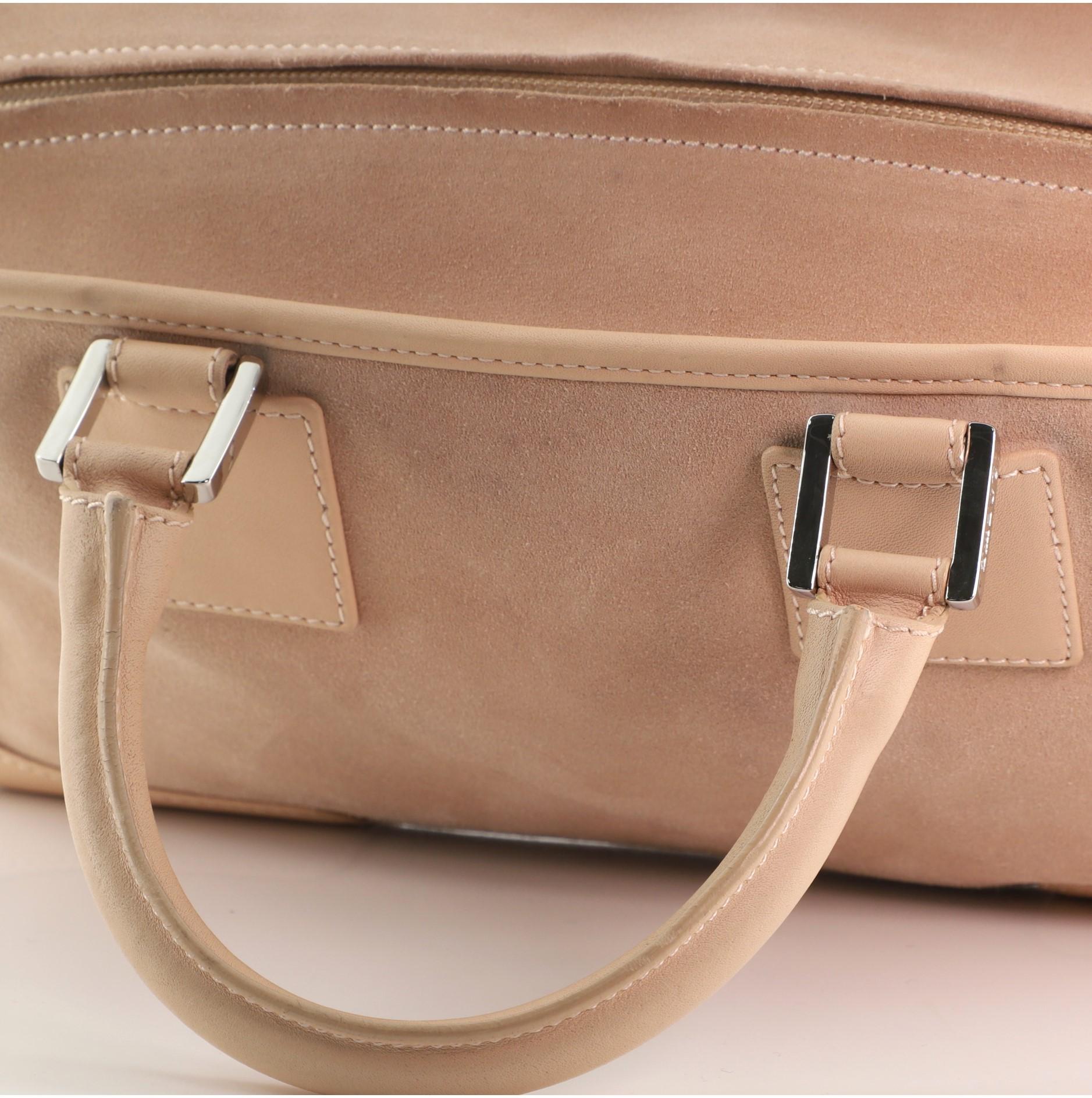 Loewe Amazona-Tasche aus Wildleder 28 Rosa 2