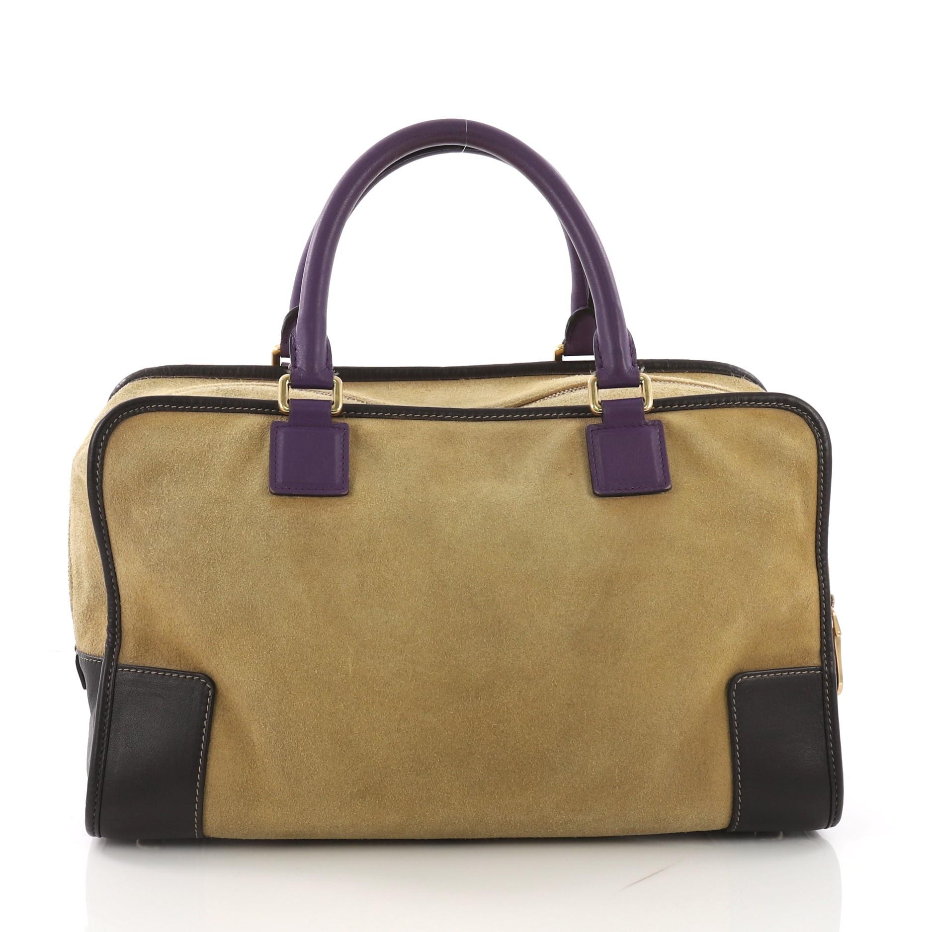 Loewe Amazona Bag Suede 36 In Good Condition In NY, NY