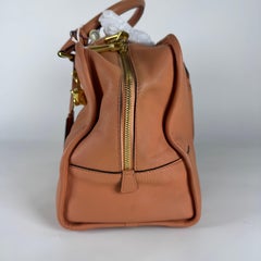 Loewe Amazona Medium 36 Light Coral Leather With Strap Goat Animal Lock