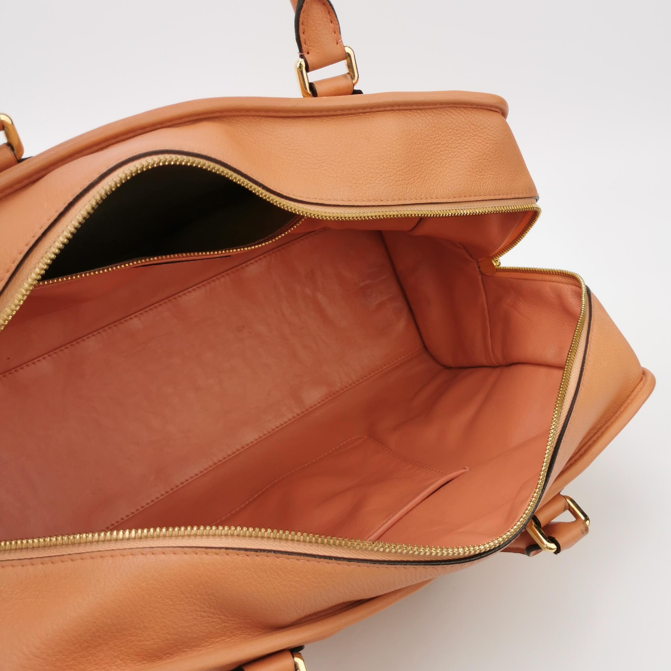 Loewe Amazona Medium 36 Cuir Corail Clair Avec Bandoulière Animal Chèvre Verrouillé Pour femmes en vente