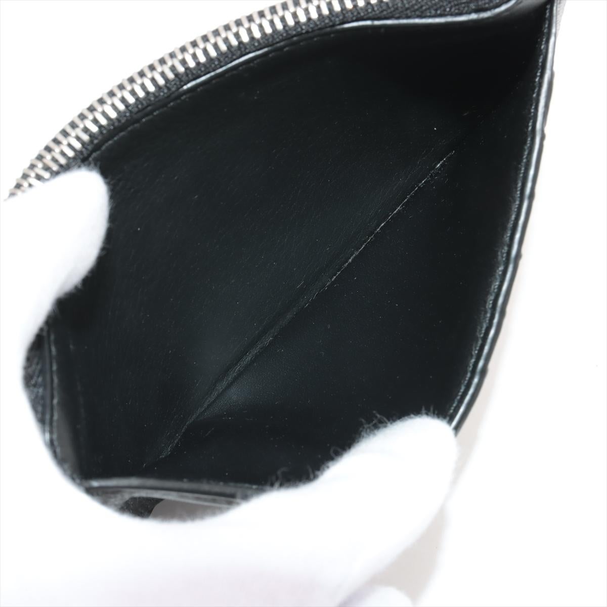 Women's Loewe Anagram Leather Coin Card Wallet Black