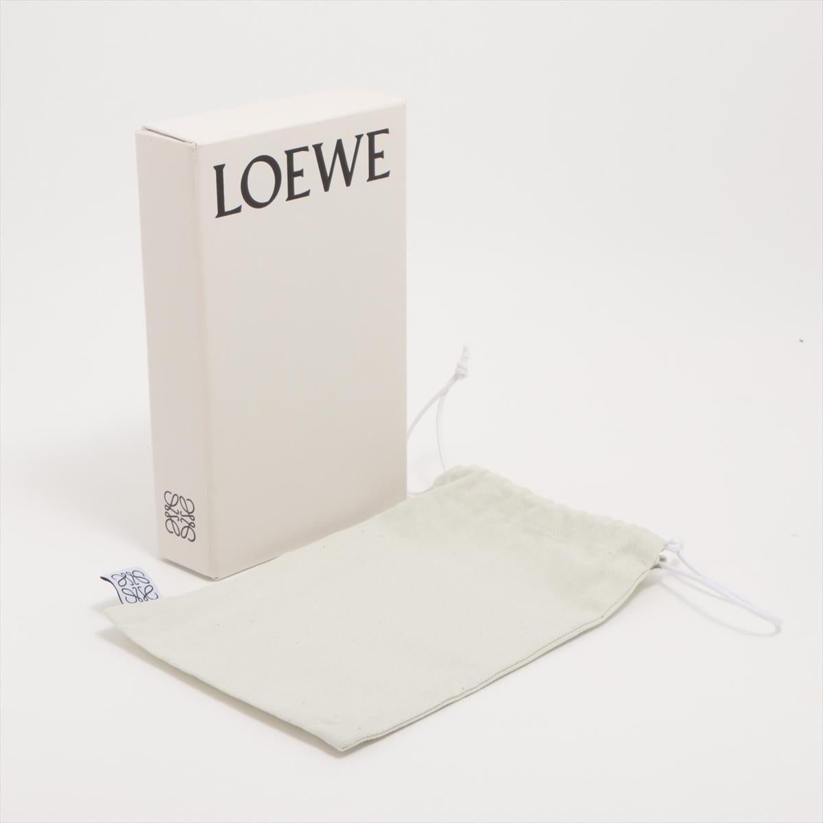 Loewe Anagram Leather Zippy Wallet Pink 7
