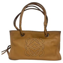 Loewe Anagram Love Logo Shopper Tote Camel Beige Medium 33cm Loewe Anagram Love Logo Shopper Tote Camel Beige Medium 33cm