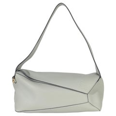 Loewe Hobo Puzzle en piel de becerro gris ceniza