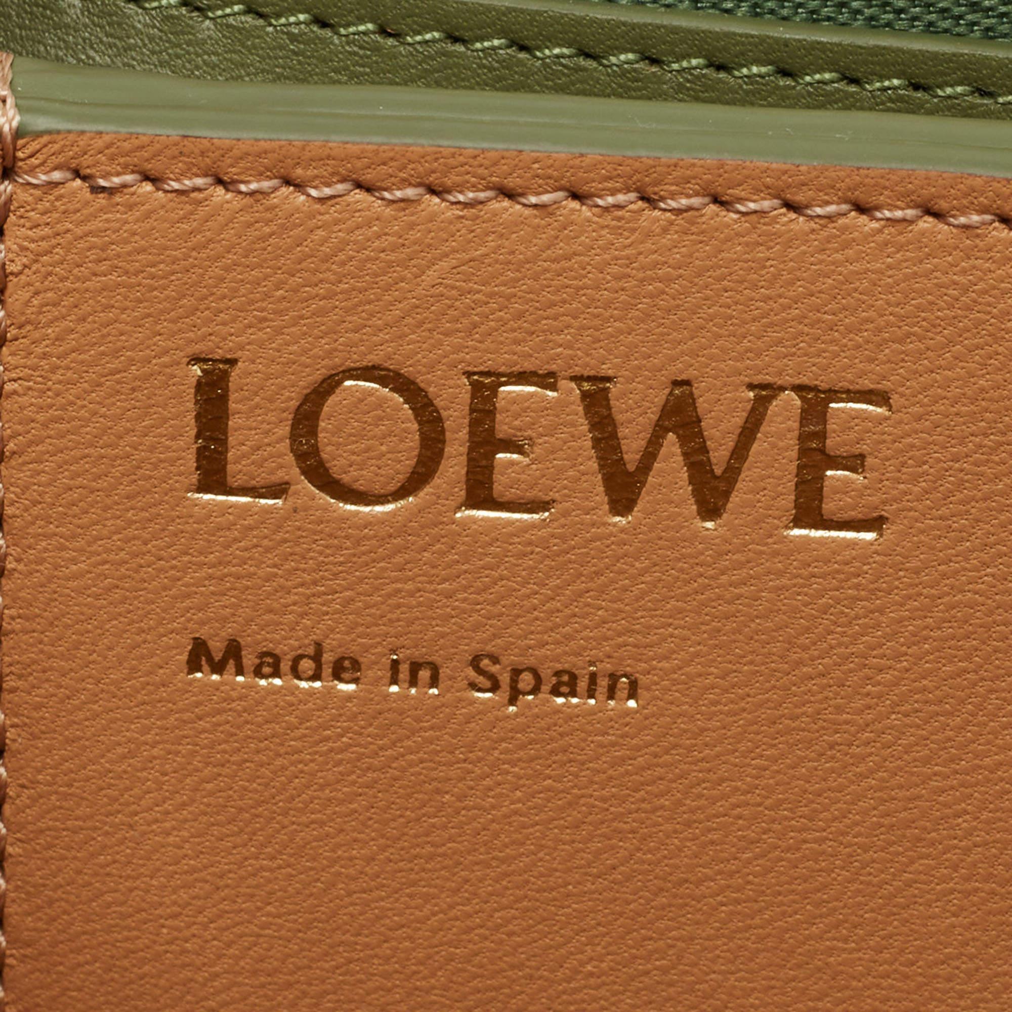 Loewe Avocado Green Leather Goya Shoulder Bag 5