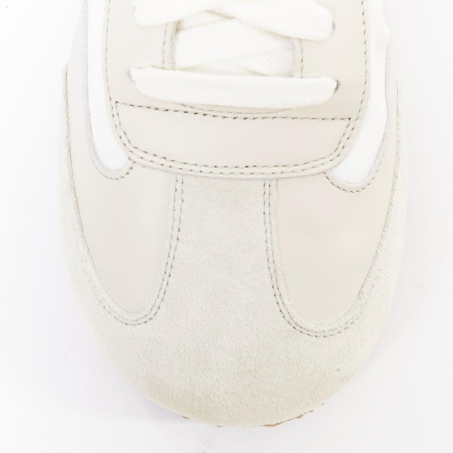 LOEWE Ballet Runner 2.0 rot blau Leder Gummisohle Tennis flache Turnschuhe EU38 im Angebot 1