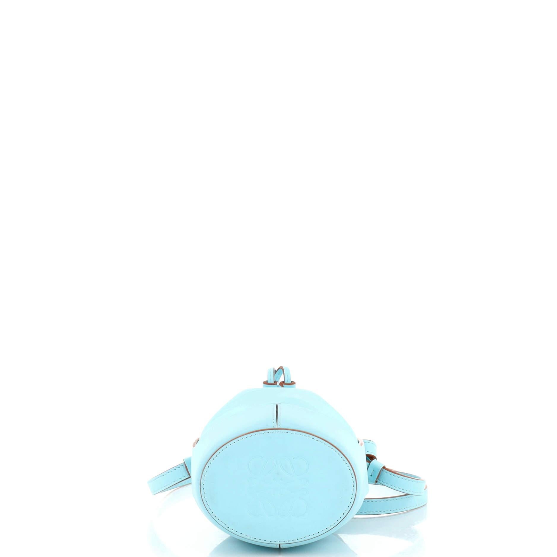 light blue bucket bag